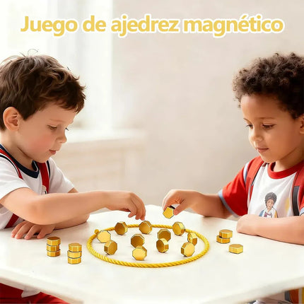 Juego De Mesa Magnético Con Imanes 20 Piezas De Estrategia