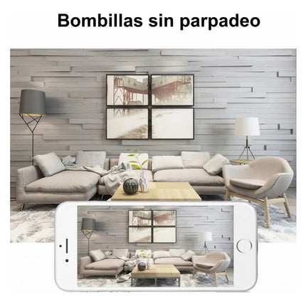 Foco Led Emergencia Portatil Inteligente Bateria Con Gancho