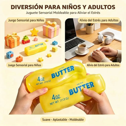 Mantequilla Transparente Antiestres Squishy Juguete Suave