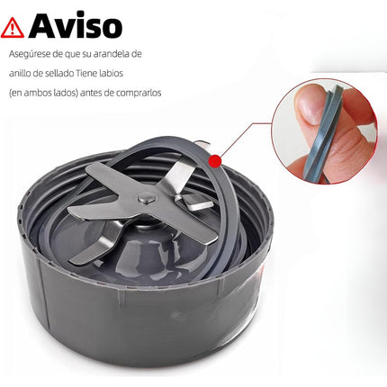 Cuchilla Accesorio Para Nutribullet Licuadora 600 W/900 W