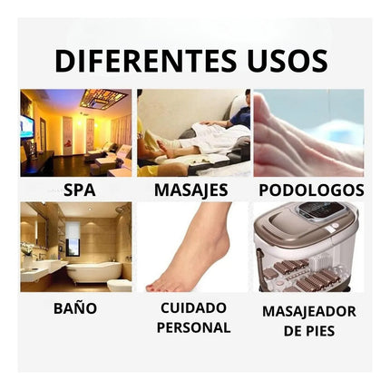 100 Bolsas Mascarillas De Pies Desechables Impermeables Spa