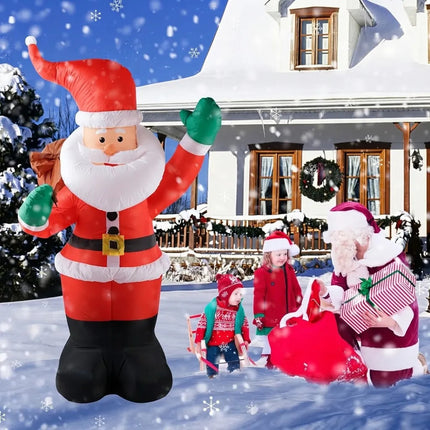 Inflable Navidad Santa Claus Decoracion Exterior Con Luz 1.8