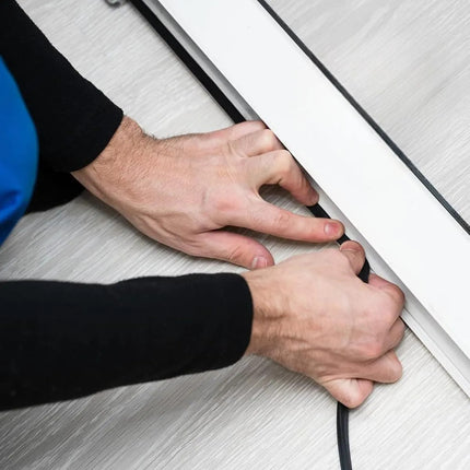 15m Burlete Aislante Polvo Ruido Puerta Ventanas Sello Goma