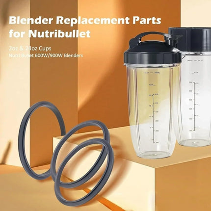 2 Anillos De Repuesto Para Licuadora Nutribullet 600w 900w