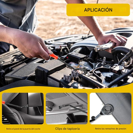 100 Clip Variados Tuerca Tornillo Grapa Automotriz Tablaroca