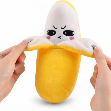Juguete Peluche De Platano Muñeco Interactivo Sensor Tactil