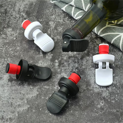 4 Tapones Reutilizables Corchos Botellas Vidrio Vino Tapa