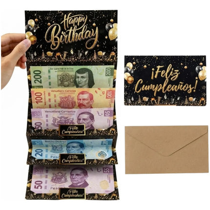 Sobres De Dinero Sorpresa Regalo Fiestas Feliz Cumpleaños