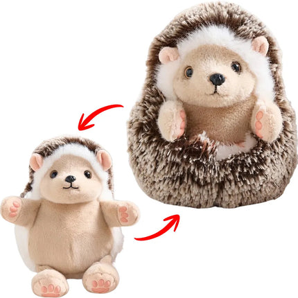 Peluche De Erizo Puercoespín Enrollable Juguete Regalo 10cm