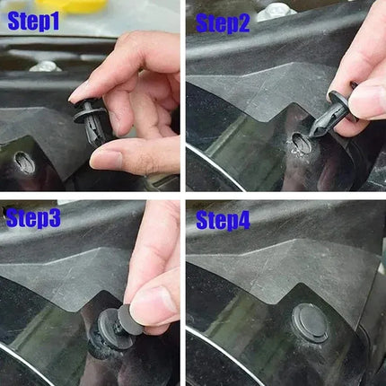 100 Clip Variados Tuerca Tornillo Grapa Automotriz Tablaroca
