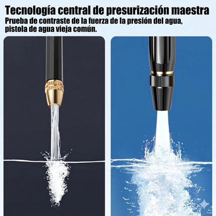 2 Boquilla Alta Presión Ajustable Para Manguera 3 Boquillas