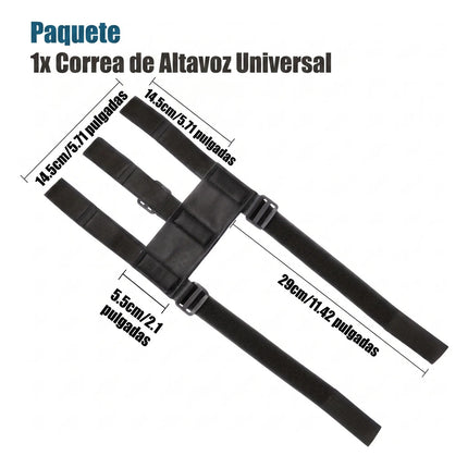 Soporte Correa Ajustable Universal Bicicleta Bocina Botella