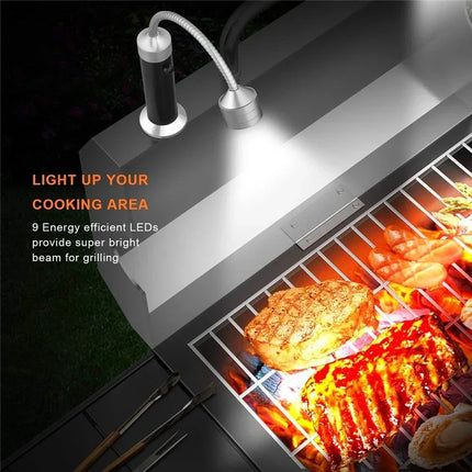 Luz Para Asador Iluminacion Lampara Con Iman Regalo Padre
