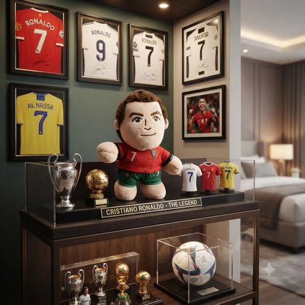 Peluche Cristiano Ronaldo Cr7 Futbol Coleccionable 18x14 Cm
