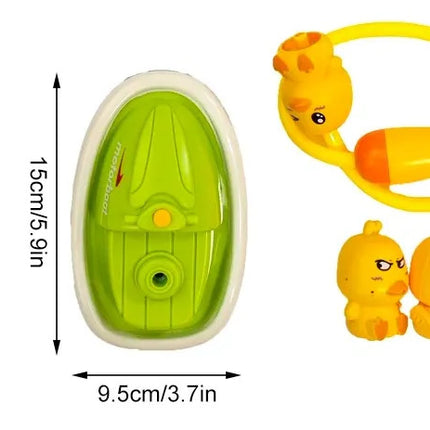 Juguete Baño Bebé Patito Amarillo Ducha Rociador Agua Tina