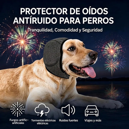 Orejeras Elasticas Perros Proteccion Ruido Capucha Baño