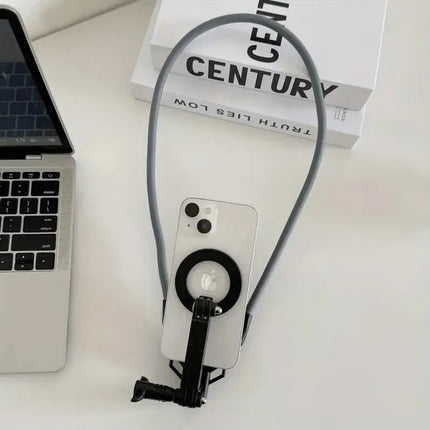 Soporte Magnetico Cuello Magsafe Tripode Celular Camara Pov