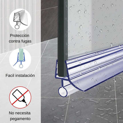 1 Mts Tira Sellado Guardapolvo Regadera Ducha Puerta Cristal