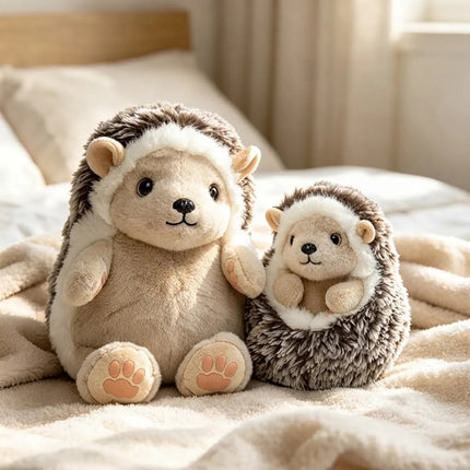 Peluche De Erizo Puercoespín Enrollable Juguete Regalo 10cm
