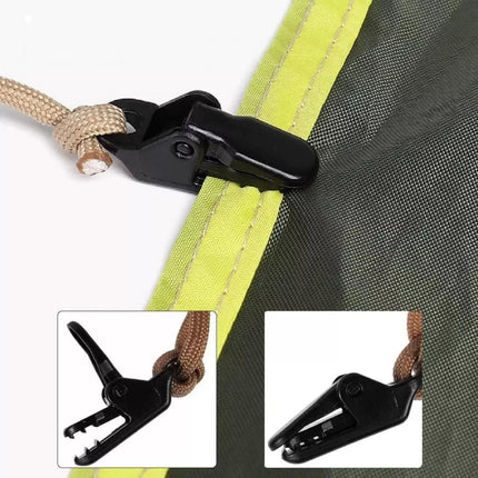 10pzs Clip De Lona Abrazadera Gancho Agarre Camping Exterior