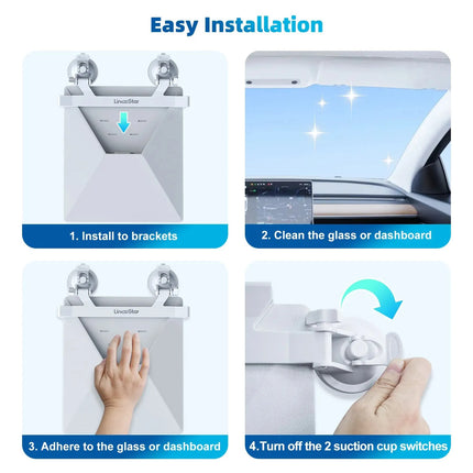 Soporte Montaje Starlink Mini Parabrisas Tablero 2 Ventosas
