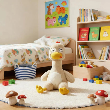 Peluche Magnético Pato Antiestrés Desmontable Juguete Felpa