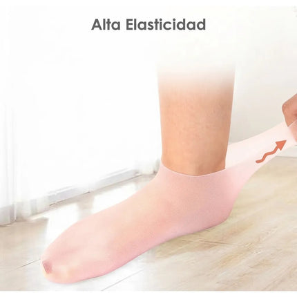 Calcetines De Silicona Hidratacion Para Pies Seco Agrietados