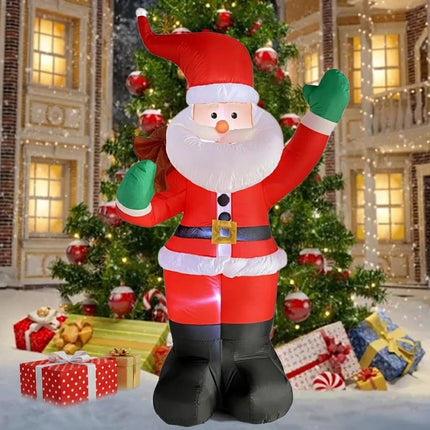 Inflable Navidad Santa Claus Decoracion Exterior Con Luz 1.8
