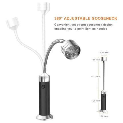 Luz Para Asador Iluminacion Lampara Con Iman Regalo Padre
