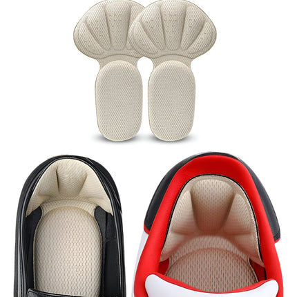 2pares Talonera En Forma T Protector Doble Talones Antidolor