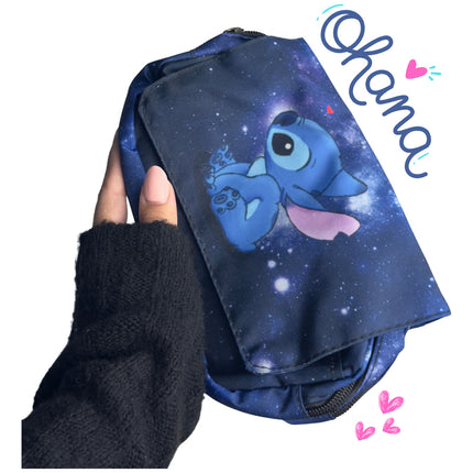 Lapicera Escolar Cosmetiquera Neceser Lilo Y Stitch Y Angel