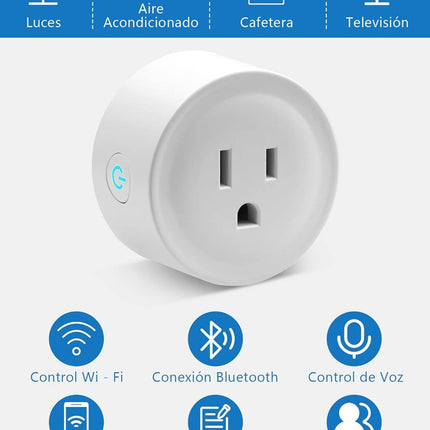 Enchufe Wifi Tuya Inteligente Temporizador Alexa Google Home