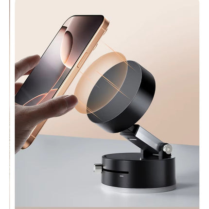 Soporte Magnético Para Celular Ajustable Ventosa Multiusos