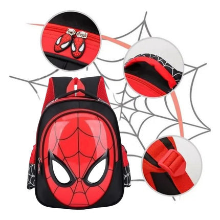 Mochila Infantil De Spider-man Marvel Bolsita Escolar Para Niños Preescolar