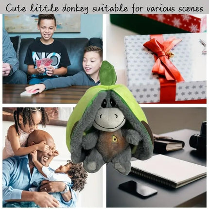 Peluche Burro Respirador Aguacate Con Música Y Luces Dormir
