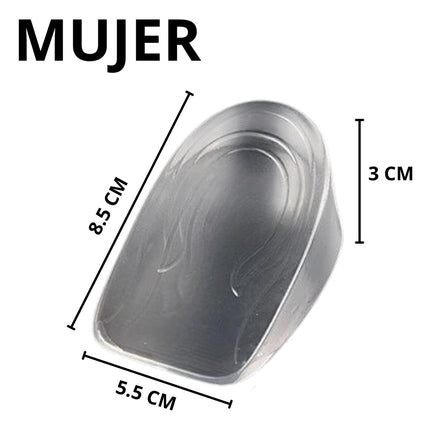 Plantilla Aumenta Estatura Zapato Talonera Invisible Altura