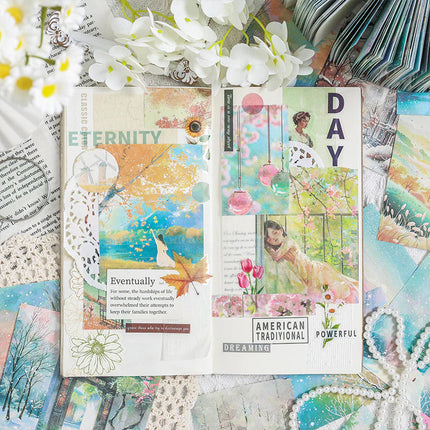 Estampas Decorativas Estaciones Journaling Scrapbook Vintaje