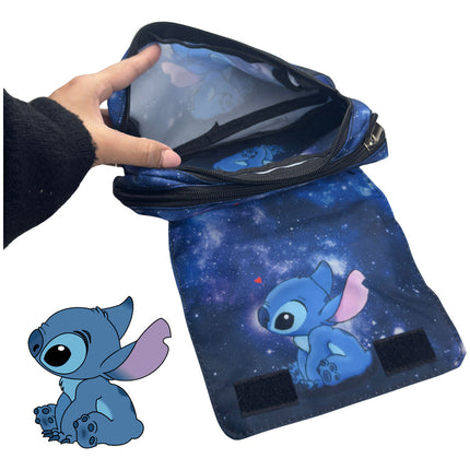 Lapicera Escolar Cosmetiquera Neceser Lilo Y Stitch Y Angel
