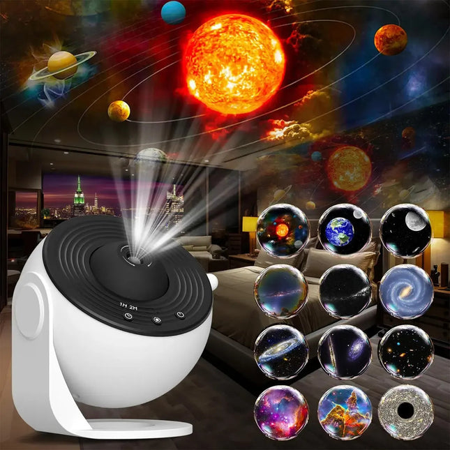 Proyector Galaxia Nebulosa Sistema Solar Dormitorio 13 Disco