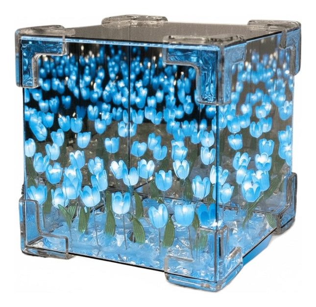 Lámpara De Tulipanes 3d Portátil Decorativa Led Habitacion