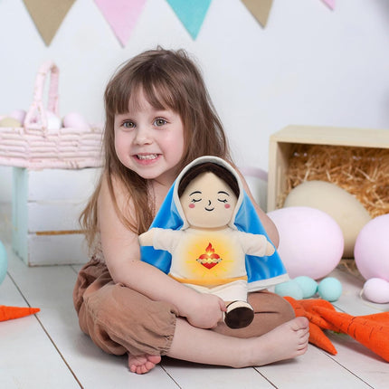 Peluche Respirador Virgen María Virgencita Sonido Luz Regalo