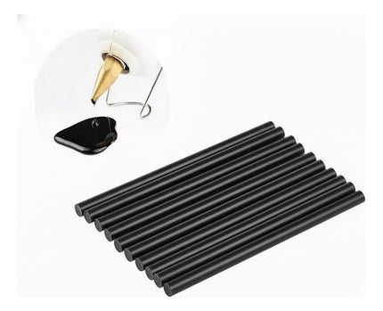 10 Barras Para Pistola De Silicona Pegamento Negro Caliente