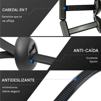 100 Sujetadores Tolba Automotriz Molduras Carroceria Cinchos