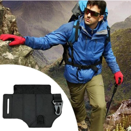 Funda De Cuero Pu Herramienta Organizador Llavero Cinturón