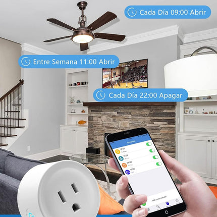 Enchufe Wifi Tuya Inteligente Temporizador Alexa Google Home