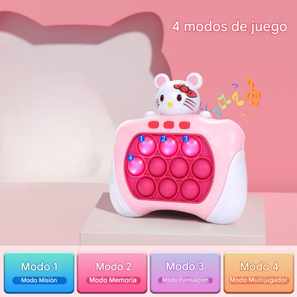 Juego Push Pop It Electrónico Antiestrés Personajes Animados