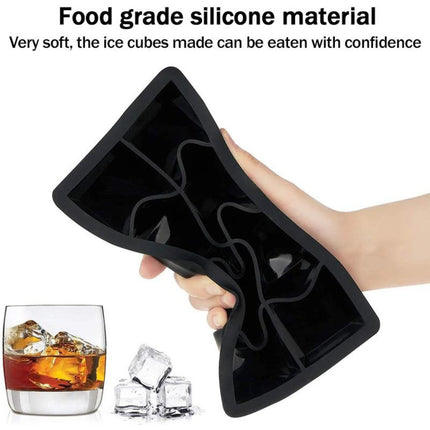 2 Pzas Molde Bandeja Para Hielo De Silicona Gourmet Cubos
