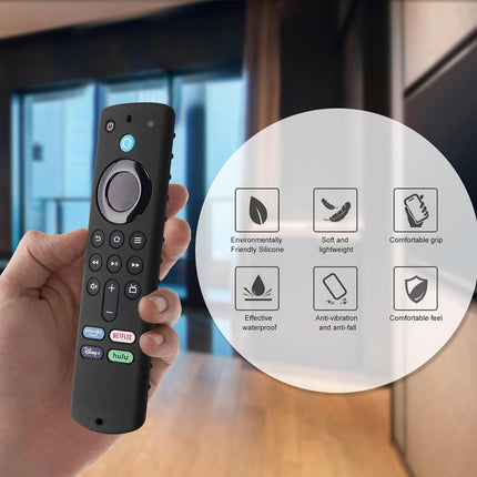 Funda Silicon Control Remoto Tv Fire Stick 4k De 3ª Gen