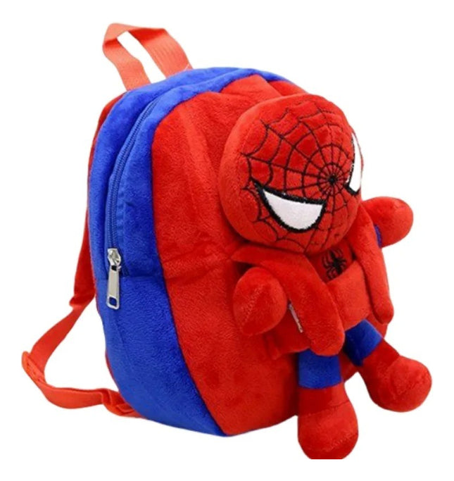 Mochila Para Niños De Spider-man Marvel Niños Con Peluche Desmontable Hombre Araña