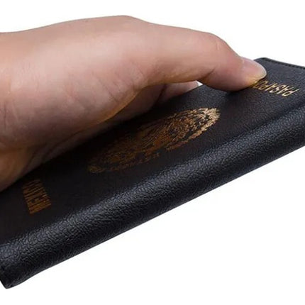 Funda Para Pasaporte Visa Tarjetero Documentos Viaje Cuero